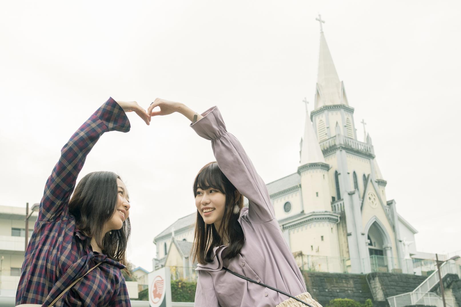 2．【カトリック三浦町教会】佐世保のランドマーク、美しいゴシック建築-1