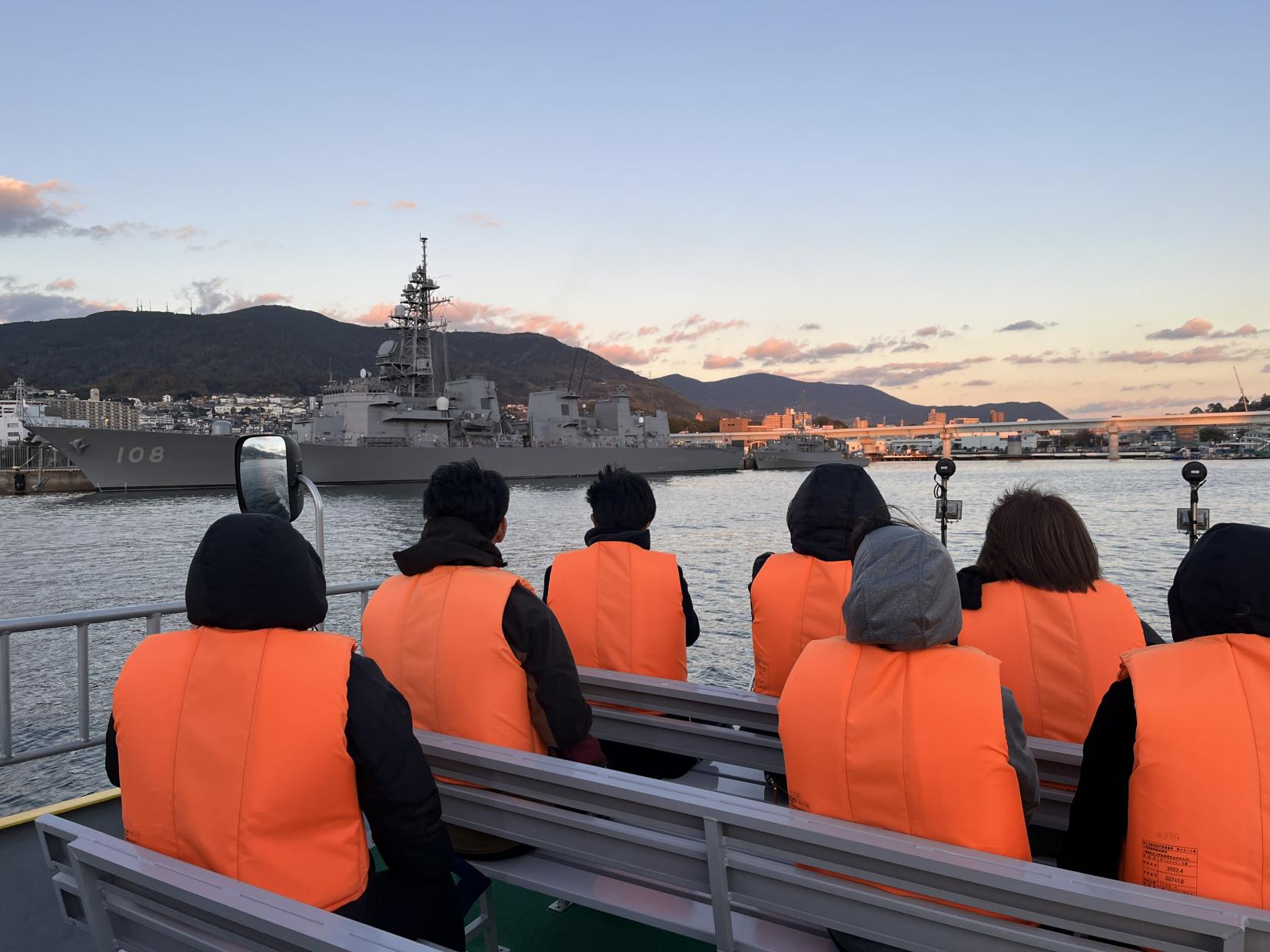 SASEBO軍港クルーズ特別便　夕暮れクルーズ-1